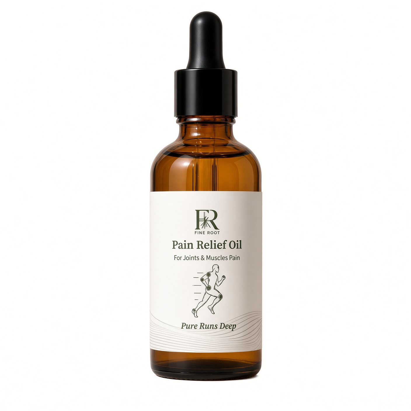 Pain Relief Oil by Fineroot bottle